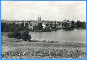  Lyck (Kreis), Landschaft mit Mühle bei Lyck 
