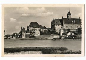 Marienburg, Westpr., Kreis Marienburg Marienburg, Westpr., Blick über die Nogat Marienburg, Schloß