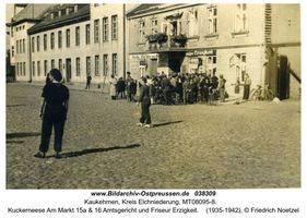 Kuckerneese, Ort, Kreis Elchniederung Am Markt 15a+16