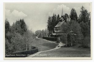 Jagdhaus Rominten, Kreis Goldap Jagdhaus Rominten, Blick auf die Kapelle 