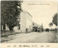 Deutsch Wilten, Kreis Bartenstein Deutsch Wilten, Geschäftshaus von A. Florian Дойч-Вильтен, торговый дом А. Флориана