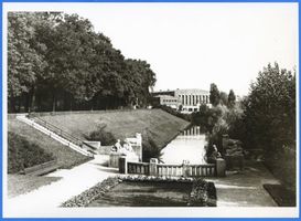 Königsberg (Pr.), Stadtkreis Königsberg Königsberg (Pr.), Messe-Anlagen, Blick auf das Haus der Technik Кёнигсберг (Пр.), ярмарочный комплекс, вид на Дом техники
