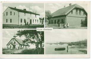 Peyse, Kreis Samland Peyse, Gasthaus, Försterei, Kapelle, Hafen 