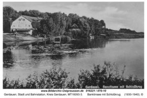 Gerdauen, Stadt und Bahnstation, Kreis Gerdauen  