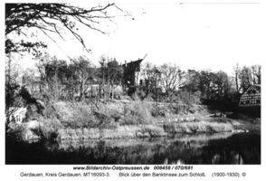 Gerdauen, Stadt und Bahnstation, Kreis Gerdauen 