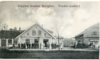 Seerappen, Kreis Samland Seerappen, Gasthaus Gustav Bollgihn, Vorder-Ansicht Зераппен, трактир Густава Больгина, вид спереди