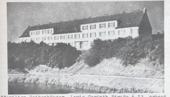 Königsberg (Pr.), Stadtkreis Königsberg Lovis-Corinth-Straße 6-12 Königsberg, Lovis-Corinth-Straße 6-12, Fünffamilien-Reihenhäuser Кёнигсберг, Ловис-Коринтштрассе 6-12, рядные дома на пять семей