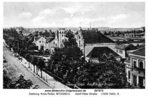 Seeburg, Kreis Rößel Adolf-Hitler-Straße (fr. Am Anger)  