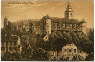 Königsberg (Pr.), Stadtkreis Königsberg Königsberg (Pr.), Schloß, Zeichnung Кёнигсберг (Пр.), замок, рисунок