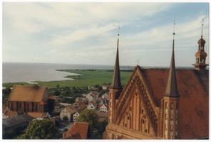 Frauenburg, Kreis Braunsberg Frauenburg, Blick auf die Stadt und das Haff IV Frauenburg, Dom