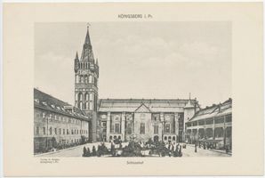 Königsberg (Pr.), Stadtkreis Königsberg Königsberg (Pr.), Schloßhof Königsberg, Schloß