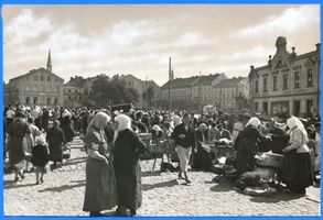Memel, Stadt, Stadtkreis Memel Neuer Markt Memel, Neuer Markt, Marktleben 