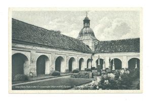 Krossen Kr. Braunsberg, Kreis Braunsberg Krossen Kr. Braunsberg, Wallfahrtskirche, Priesterfriedhof Krossen, Wallfahrtskirche