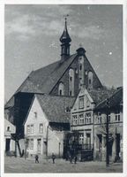 Frauenburg, Kreis Braunsberg Frauenburg, Marktplatz mit Alter Kirche IV 