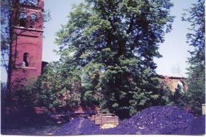 Breitenstein (Ostpr.), Ort, Kreis Tilsit-Ragnit Breitenstein (Uljanowo), Ruine der Kirche 