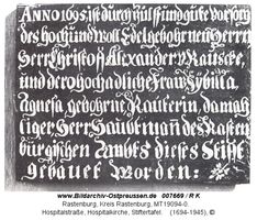 Rastenburg, Stadt, Kreis Rastenburg Hospitalstraße