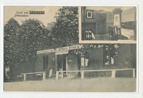 Urbansdorf, Kreis Goldap Jeblonsken, Gasthaus zum alten Fritz Еблонскен, трактир «У старого Фрица»