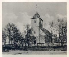 Drigelsdorf, Ort, Kreis Johannisburg Drigelsdorf, Evangellsche Kirche 