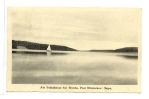 Beldahnsee, Kreis Sensburg Wiersba, Am Beldahnsee Masurische Seen