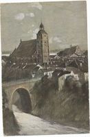Wartenburg Kr. Allenstein, Stadt, Kreis Allenstein Wartenburg i. Ostpr., Ortsansicht mit Kirche II 
