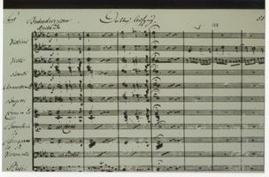  Ganz Ostpreußen, Noten aus dem Oratorium  Saul  von E. T. A. Hoffmann Ostpreußische Schriftsteller und Dichter