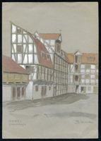 Memel, Stadt, Stadtkreis Memel Memel, Libauer Straße, Speicherhäuser 