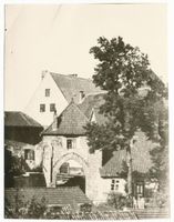 Preußisch Holland, Stadt, Kreis Preußisch Holland Preußisch Holland, Ortsteilansicht mit Mühlentor 
