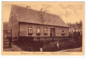 Elchwinkel, Ort, Kreis Elchniederung Brionischken, Schule Elchwinkel 