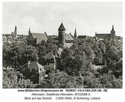 Allenstein, Stadtkreis Allenstein  Allenstein, Panoramabilder