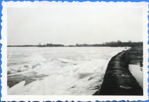 Lablacken Kr. Labiau, Kreis Labiau Lablacken Kr. Labiau, Hafen mit Blick auf Kampken 