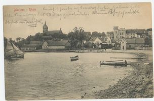 Rhein Kr. Lötzen, Kreis Lötzen Rhein Kr. Lötzen, Ansicht vom See Райн, р-н Лёцен, вид с озера