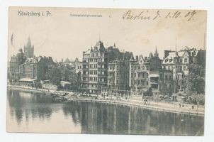 Königsberg (Pr.), Stadtkreis Königsberg Königsberg, Schlossteichpromenade Кёнигсберг, набережная Замкового пруда