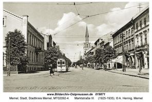 Memel, Stadt, Stadtkreis Memel Marktstraße