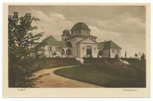 Tilsit, Stadt, Stadtkreis Tilsit Tilsit, Krematorium auf dem Waldfriedhof VII 