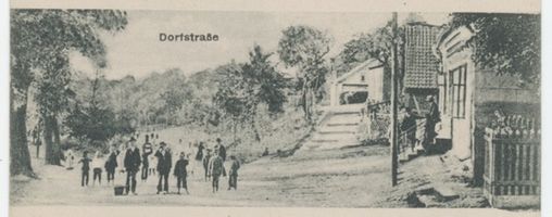 Jomendorf, Kreis Allenstein Jomendorf, Dorfstraße 