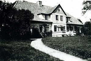 Galben, Kreis Bartenstein Galben, Gutshaus - Gartenseite I 