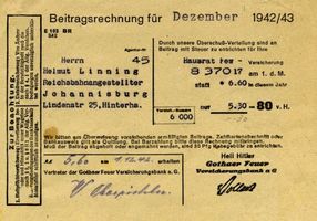 Johannisburg, Kreis Johannisburg Stadtrandsiedlung 18 Johannisburg, Stadtrandsiedlung, Beitragsrechnung, Helmut Linning Johannisburg (Kreis), nicht verortete Bildmotive