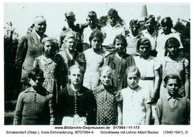 Schakendorf (Ostpr.), Kreis Elchniederung 