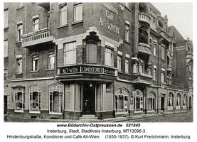 Insterburg, Stadt, Stadtkreis Insterburg Hindenburgstraße (fr. Goldaper Straße֨枆蟬뚶ße)