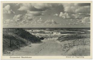 Neuhäuser, Kreis Samland Neuhäuser, Strand am Hagensteg 