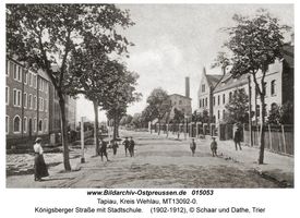 Tapiau, Kreis Wehlau Königsberger Straße  