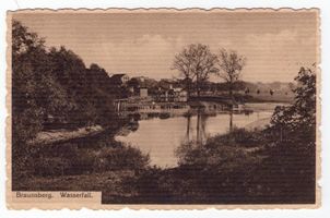 Braunsberg Kr. Braunsberg, Kreis Braunsberg Braunsberg, Ostpr., Wasserfall Браунсберг, Вост. Пруссия, водопад