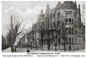 Tilsit, Stadt, Stadtkreis Tilsit Lindenstraße