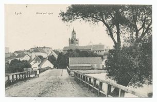 Lyck, Stadt, Kreis Lyck Lyck, Blick auf Lyck 1907 