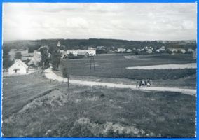 Fließdorf, Kreis Lyck Fließdorf, Dorfansicht Флисдорф, вид деревни