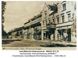 Heinrichswalde Kr. Elchniederung, Kreis Elchniederung Friedrichstraße