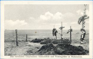 Hohenstein Kr. Osterode, Stadt, Kreis Osterode Hohenstein Kr. Osterode, Schlachtfeld und Heldengräber 