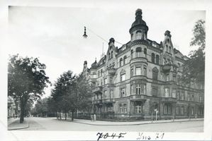 Insterburg, Stadt, Stadtkreis Insterburg Insterburg, Wilhelmstraße, Ecke Deutsche Straße II Insterburg, Wilhelmstraße und Umgebung