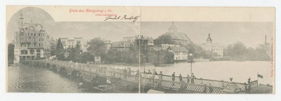 Königsberg (Pr.), Stadtkreis Königsberg Königsberg, Schloßteichbrücke Königsberg, Schloßteich