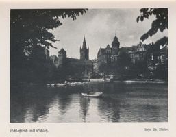Königsberg (Pr.), Stadtkreis Königsberg Königsberg (Pr.), Schloßteich mit Schloß Königsberg, Schloßteich